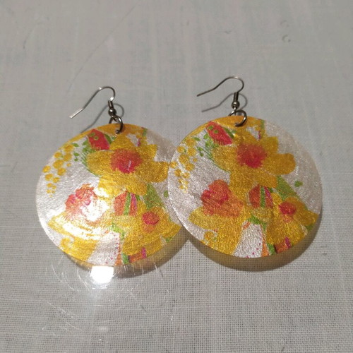 Dangling earrings like new, set of 3 pairs