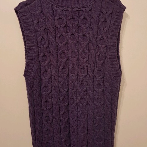 BSB cardigan long knitted like new, purple
