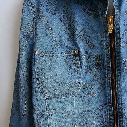 Cappopera Jeans Jacket size M like new, blue