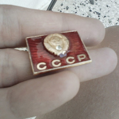 Konkarda CCCP 1980 with genuine stone and clasp, like new