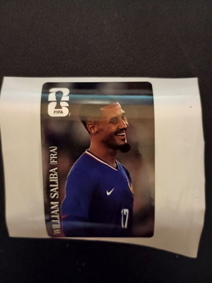 William Saliba Panini 2026 World Cup sticker Coca Cola new