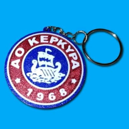 AO Kerkyra keychain new, double-sided, PLA material