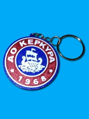 AO Kerkyra keychain new, double-sided, PLA material