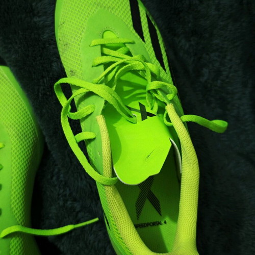 Adidas X Speedportal .4 FxG Game Data football shoes like new, green, size 46.5