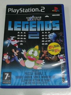 Taito Legends 2 παιχνίδι PS2 μεταχειρισμένο, αγγλική έκδοση