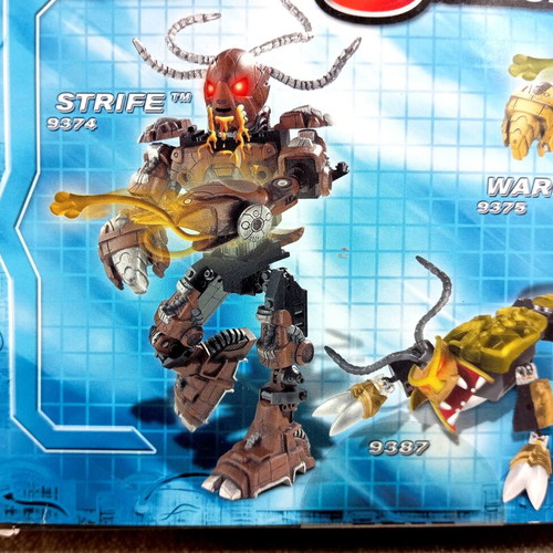 Mega Bloks Strife Transforming Blok Bots #9374, vintage 2003, sealed