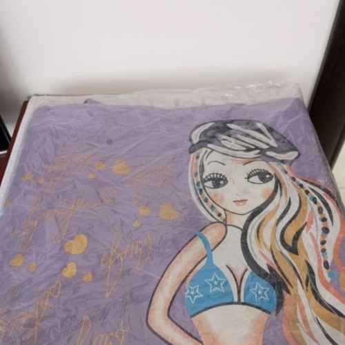 Tote Bag Lilac Shoulder Bag New with Mimi Character Design