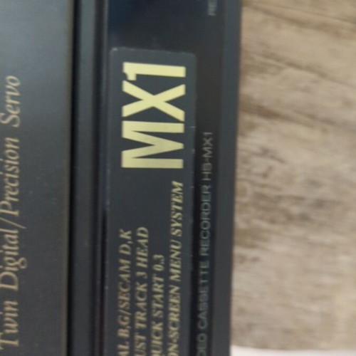 Mitsubishi HS-MX1 VHS player used, vintage analog video recorder
