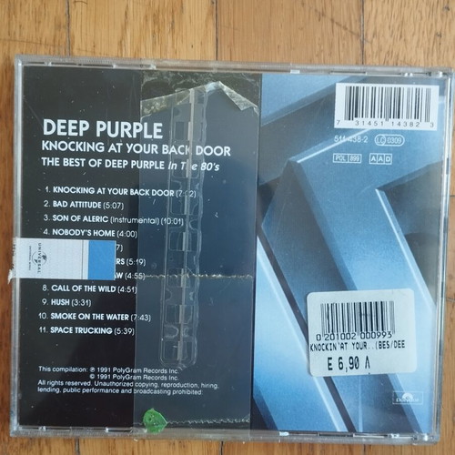 Deep Purple Knocking at Your Backdoor CD used