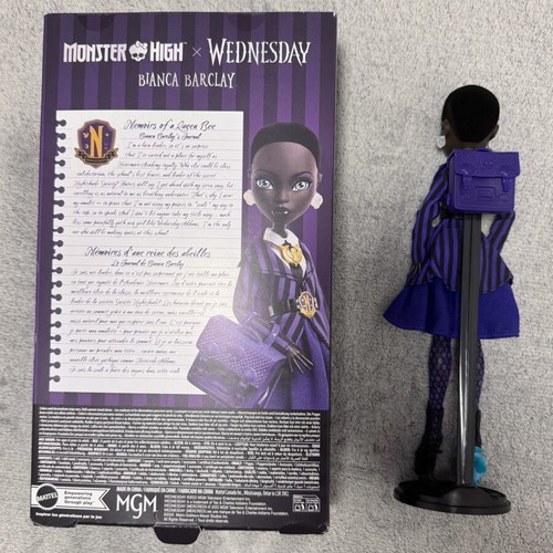 Monster High x Wednesday Bianca Barclay Doll like new