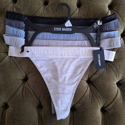 STEVE MADDEN εσώρουχα string thong καινούργια, πακέτο 5 τεμαχίων Νο L