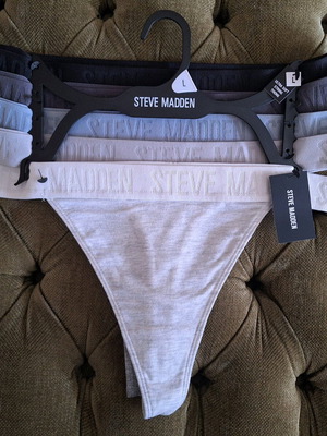 STEVE MADDEN εσώρουχα string thong καινούργια, πακέτο 5 τεμαχίων Νο L