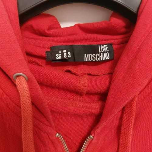 Love Moschino φούτερ ζακέτα σαν καινούργιο, κόκκινο