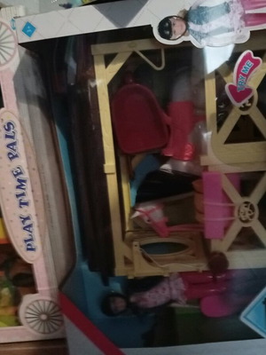 Stable with doll and horse new, sealed in box