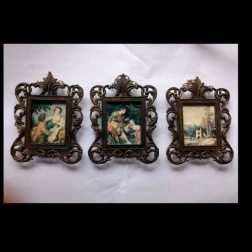 Antique small Italian picture frames 1976