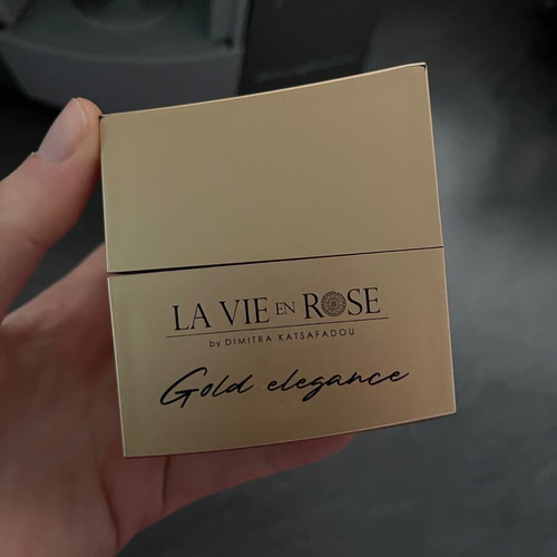 La vie en rose empty packaging like new, gold elegance, miracle eyes and lips, white diamond cream