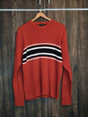 Barisal Retro Ribbed Knit Sweater size L like new