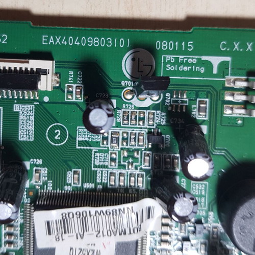 LG EAX40409803 main board used for LG W1952TQ W1942TQ W2252