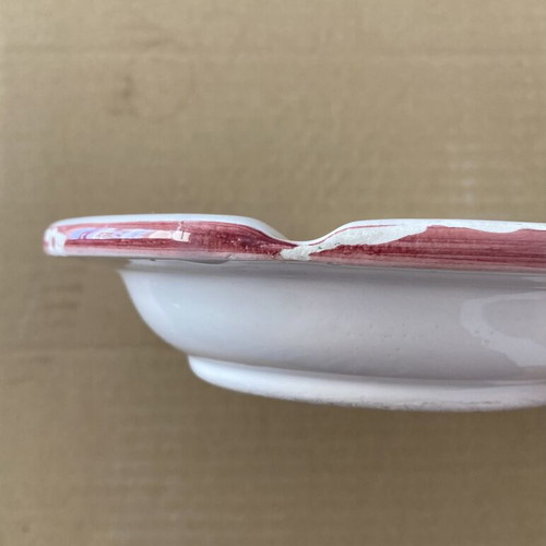 Vintage hand painted ceramic ashtray souvenir from Alonnisos used