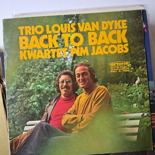 Trio Louis Van Dyke Back to Back vinyl record used, jazz