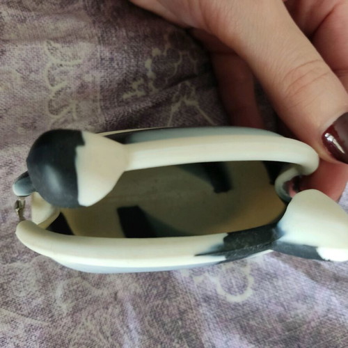 Cat wallet used, rubber plastic