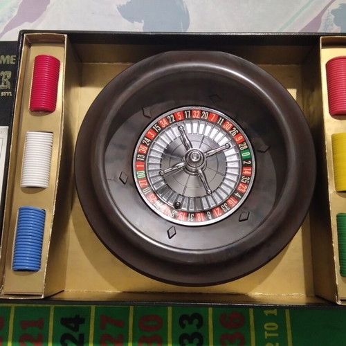 Roulette/ Ρουλέτα Vintage (1970's) Pleasantime,  Pacific Game Company, Wheel Chips Mat , 19€