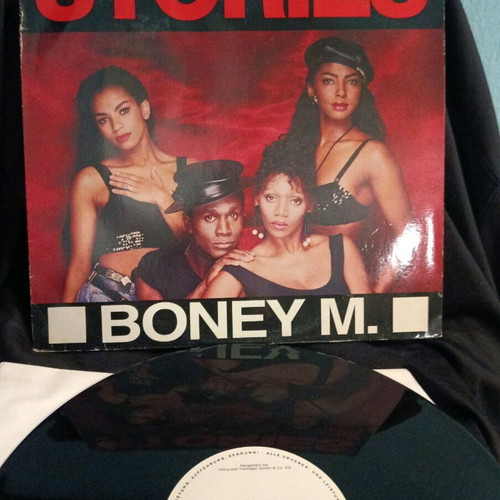 Boney M Stories used, Promo Germany white label b1