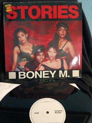 Boney M Stories used, Promo Germany white label b1