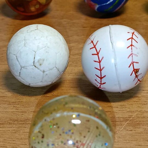 Crazy balls used, pack of 12, 90s