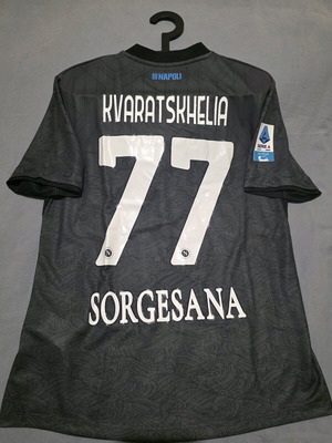 Napoli 2024 Kvaratskhelia jersey like new, authentic with tags