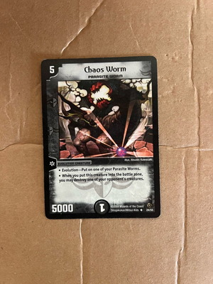 Duel Masters Chaos Worm card like new