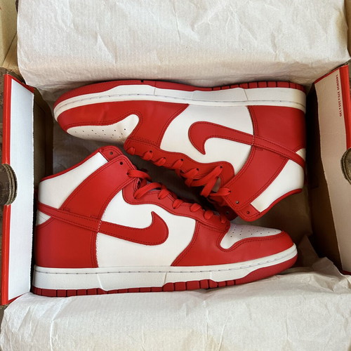 Nike Dunk High University Red sneakers size 47