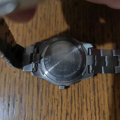 Tissot PR 50 Titanium watch like new with full gray bracelet