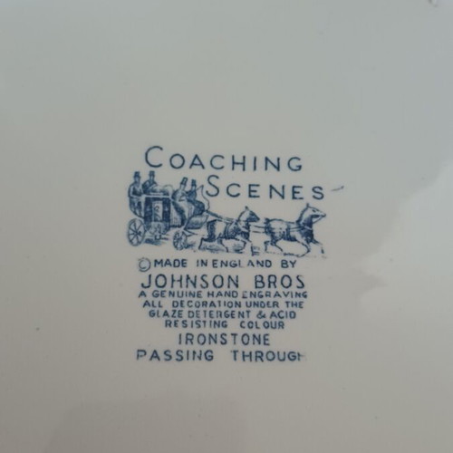 Oval Plate Passing Through Johnson Bros Coaching Scenes new