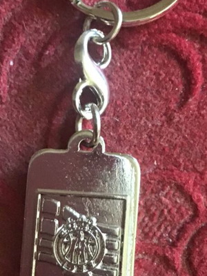 CAAN basketball keychain