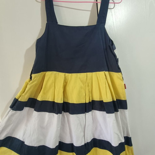 Miss Ebita dress like new, blue and yellow, size 140 cm