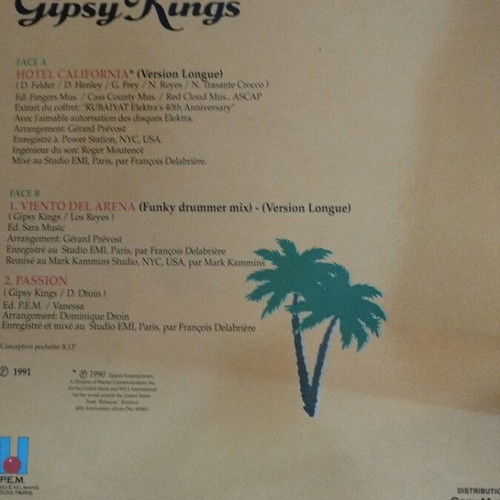 Gipsy Kings πακέτο 3 βινύλια, λατινικά