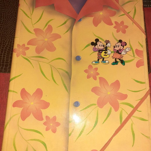 Mickey Mouse folder new, set of 2 with t-shirt and shirt designs