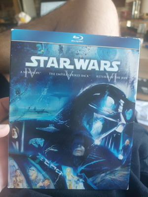Star Wars τριλογία Blu-Ray σαν καινούργιο με ελληνικούς υπότιτλους