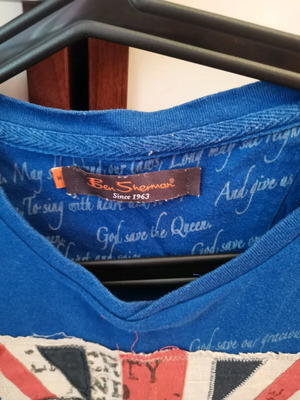 Blue men's tshirt medium used