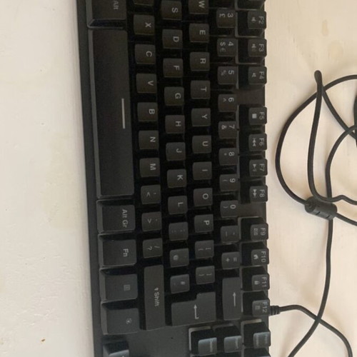 ADX gaming keyboard used with LED lighting