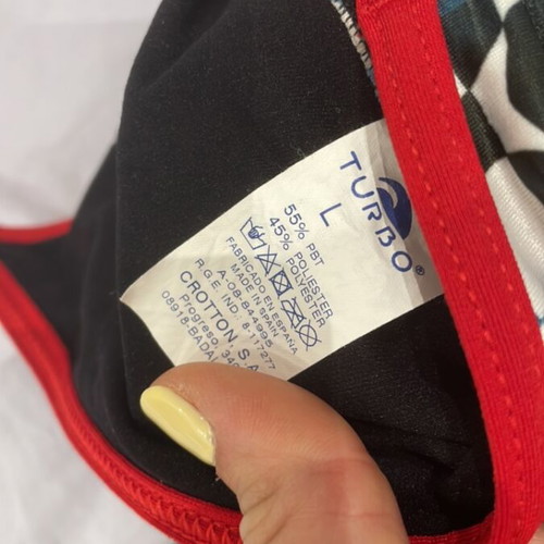 Turbo bikini size L like new, multicolor