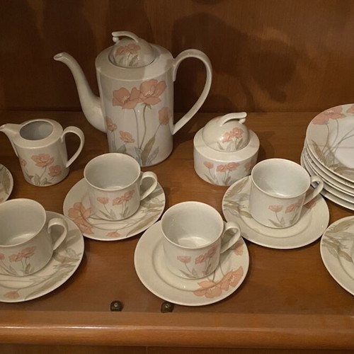 Coffee and tea set 21 pieces like new, China