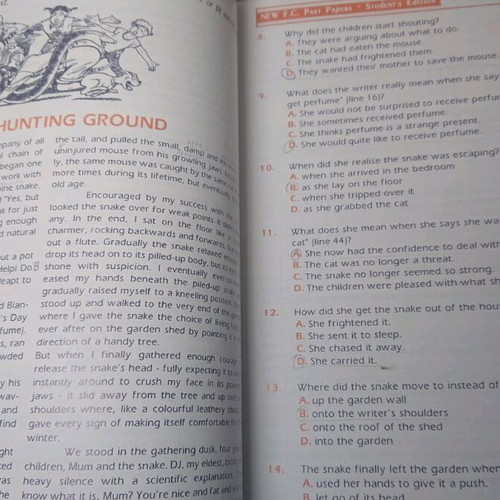 Cambridge First Certificate Past Papers English learning book used