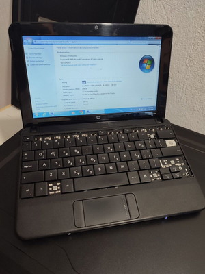 Laptop Hp Mini 110 μεταχειρισμένο, πληκτρολόγιο δεν λειτουργεί, με φορτιστή