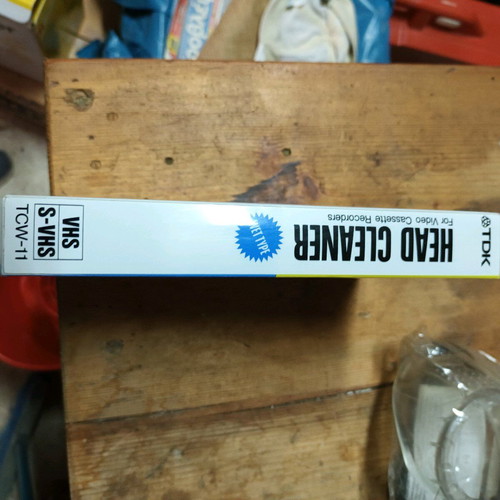 Video head cleaner cassette like new