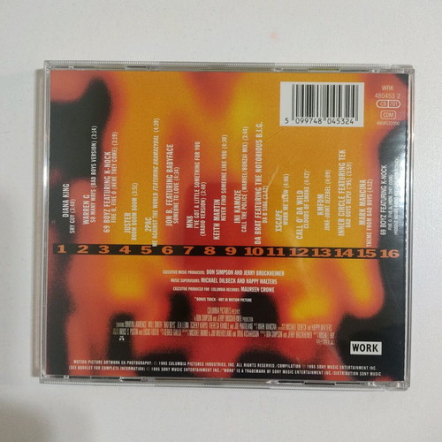 Bad Boys Original Soundtrack CD like new