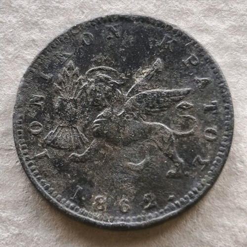 1 lepto 1862 Ionian State used