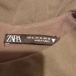 Zara κοντό φόρεμα με σούρα στο πλάι, σαν καινούργιο, πράσινο, μέγεθος XL