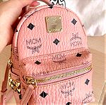  τσαντα Backpack MCM αυθεντική σε ροζ χρωμα καινουργια 20χ21 -MCM